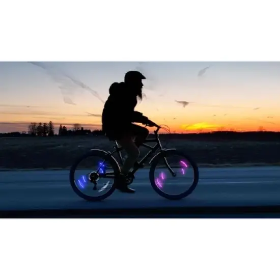 Brightz Orbit Color Morph LED Bicycle Spoke Clip image {2}