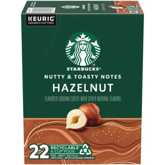 Starbucks Hazelnut Light Roast Coffee Keurig K-Cup - 22ct image {6}
