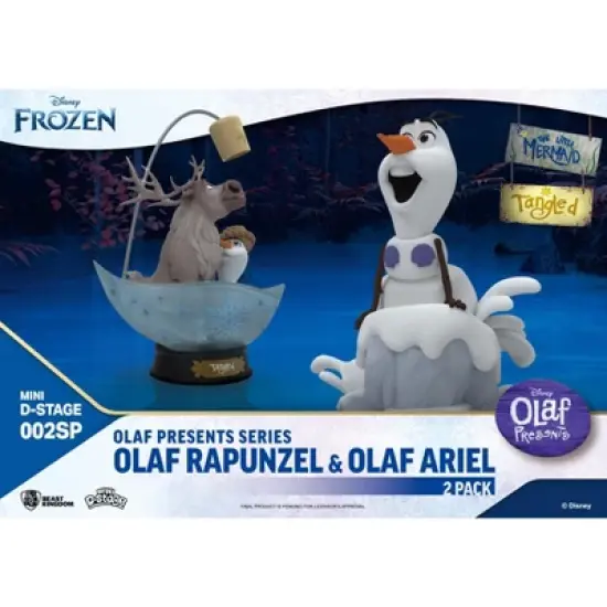 Olaf Presents Series-Olaf Rapunzel & Ariel 2 Pack (Mini Diorama Stage) image {1}