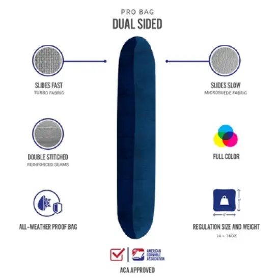 Betsy Ross Synergy Pro Blue Cornhole Bags (Set of 4) image {2}