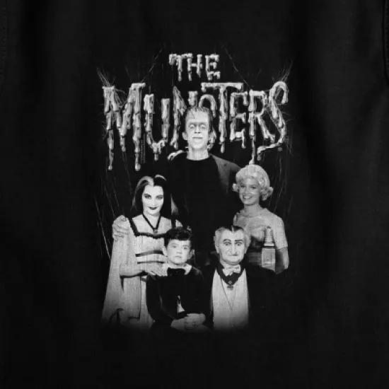 Women's The Munstersfamily Portrait Sleeveless Crop Top Tank image {1}