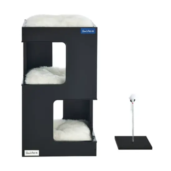 Escher Cat Tree 23.5'' in Black image {1}