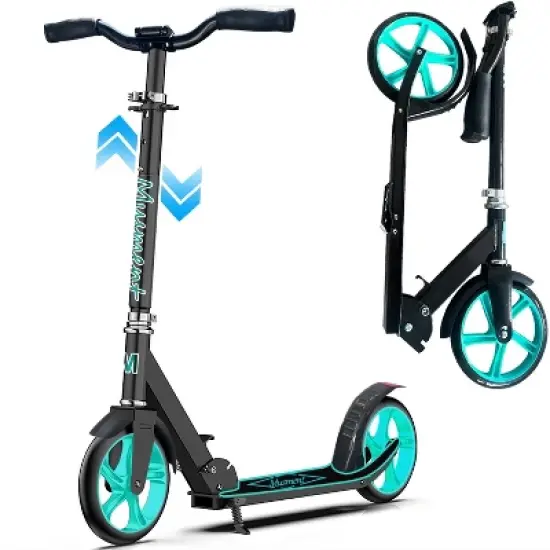 Musment Foldable Scooter -200mm Big Wheels 4 Levels Height Adjustable for Kid, Teens & Adults image {8}