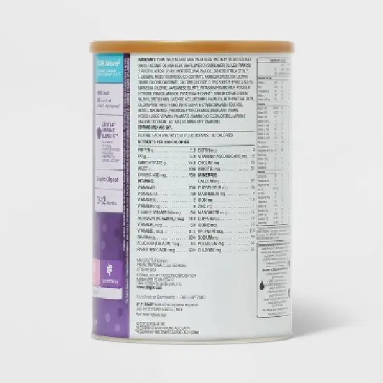 Gentle Premium Powder Infant Formula - 34oz - up&up&trade; image {3}