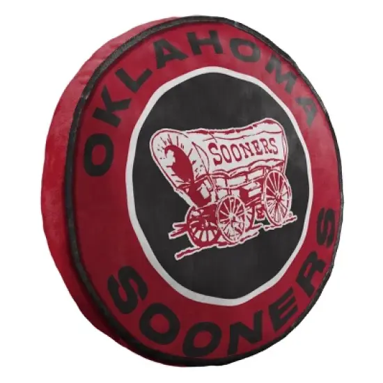 15" NCAA Oklahoma Sooners Cloud Pillow: Sports Team Logo Plush Novelty image {1}