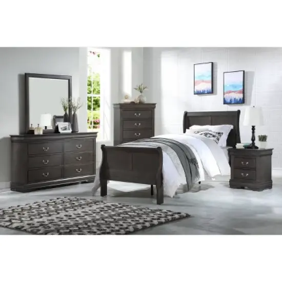 Louis Philippe Bed - Acme Furniture image {3}