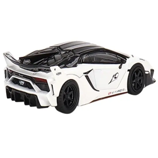 Lamborghini Aventador GT EVO "LB-Silhouette WORKS" White Limited Ed to 4800 pcs 1/64 Diecast Model Car by True Scale Miniatures image {2}