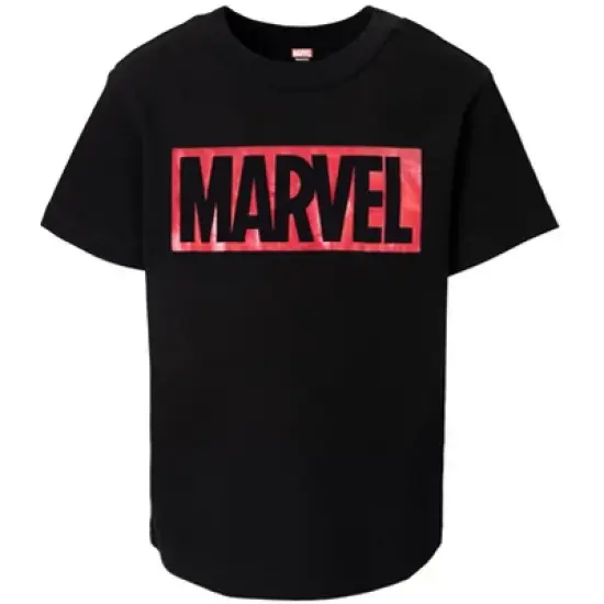Marvel Avengers Graphic T-Shirt Logo Toddler to Big Kid image {6}