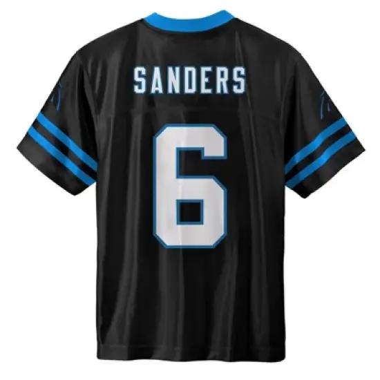 NFL Carolina Panthers Boys' Short Sleeve Sanders Jersey image {2}