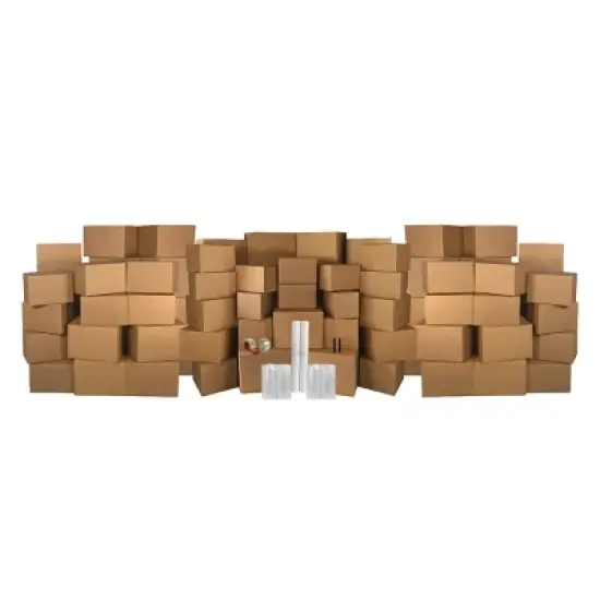 UBMOVE 7 Room Basic Moving Kit with 88 Moving Boxes, & Moving Supplies image {9}