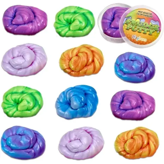 Playbees Heat Color Change Putty - 12pk - 0.5 Oz. image {7}