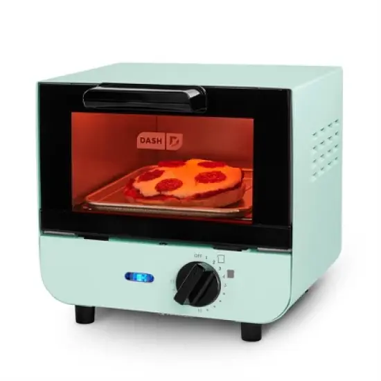 Dash Mini Toaster Oven Aqua image {6}