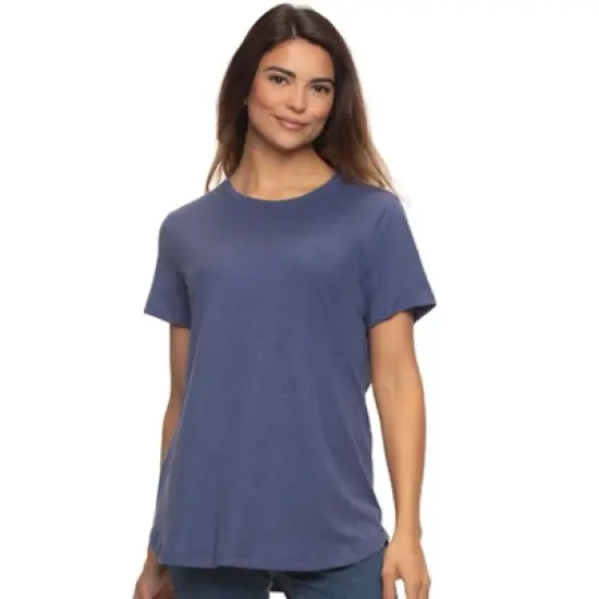 Felina Women's Slub Jersey Crew Neck T-Shirt image {2}