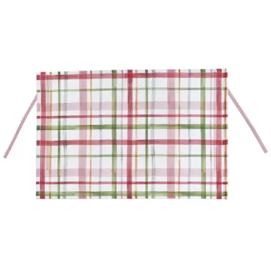 Split P Bella Watercolor Plaid Dishtowel Apron image {3}