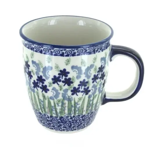 Blue Rose Polish Pottery Manufaktura Coffee Mug image {2}