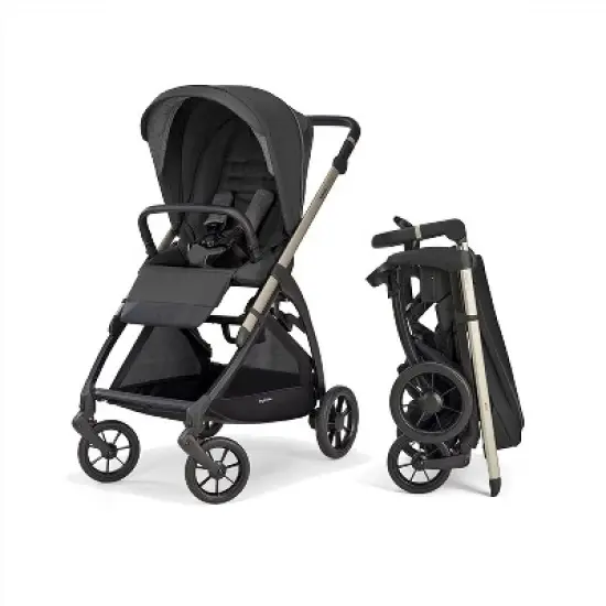 Inglesina Electa Full Size Baby Stroller - Lightweight at 19 lbs, Reversible Seat, Compact Fold, One-Handed Open & Close - Chelsea Gray image {10}