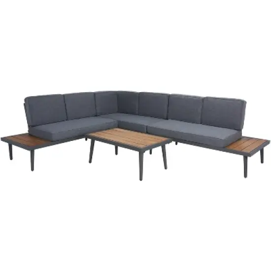 Guthrie Corner Living Set - Indoor/Outdoor - PAT7724 - Safavieh image {2}