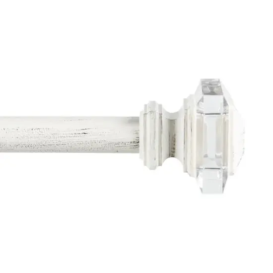 Exclusive Home Prism 1" Curtain Rod and Coordinating Finial Set image {1}