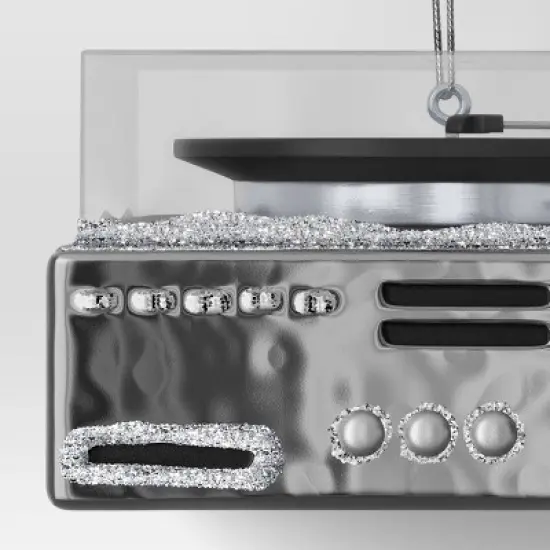 Christmas Silver Record Player Ornament - Wondershop&trade; image {2}