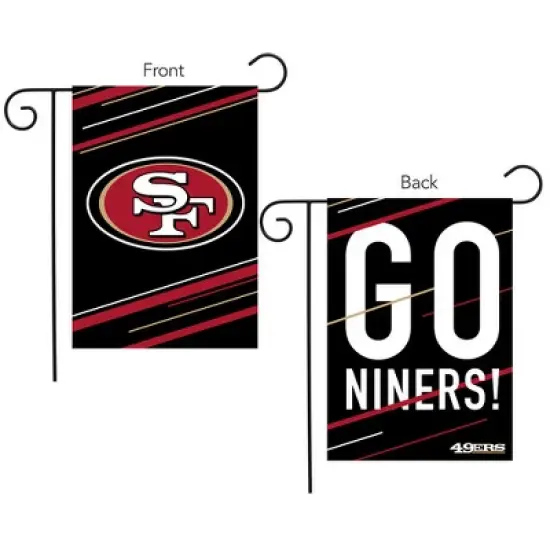 Briarwood Lane San Francisco 49ers Slogan Garden Flag NFL License image {2}