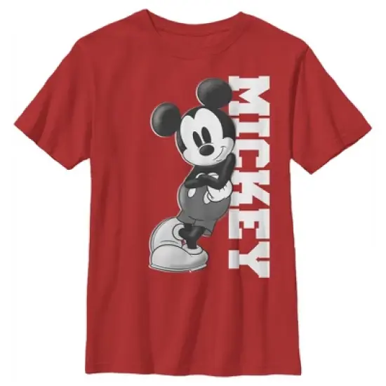 Boy's Disney Mickey Lean T-Shirt image {6}