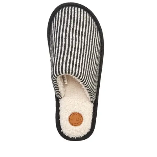 French Connection Women's Rib Knit Scuff Slippers image {1}