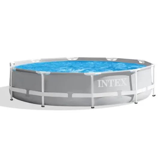 Intex Prism Frame Above Ground Swimming Pool image {5}