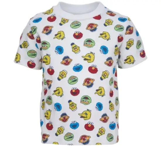 Sesame Street Bert and Ernie Oscar the Grouch Big Bird 4 Pack T-Shirts Toddler  image {3}