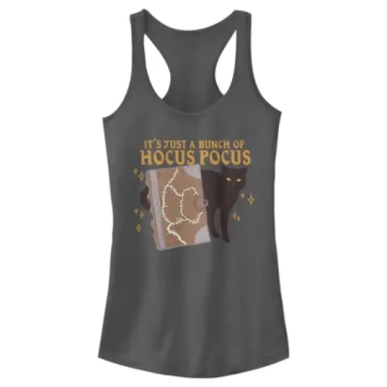 Junior's Disney Hocus Pocus Binx Spellbook Racerback Tank Top image {2}