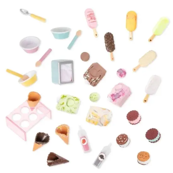 Our Generation Two Scoops Ice Cream Cart Accessory Set for 18" Dolls image {6}