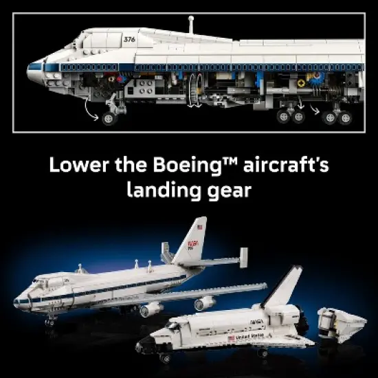 LEGO Icons Shuttle Carrier Aircraft Building Set 10360 image {3}