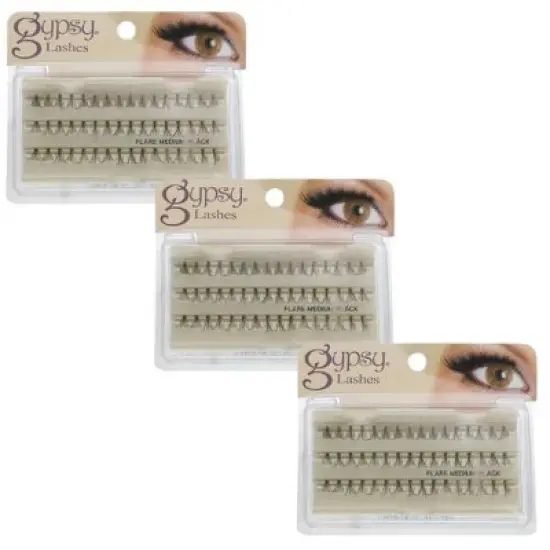 Ardell Gypsy Flare Lashes - Medium Black (Set of 3-pack) image {3}