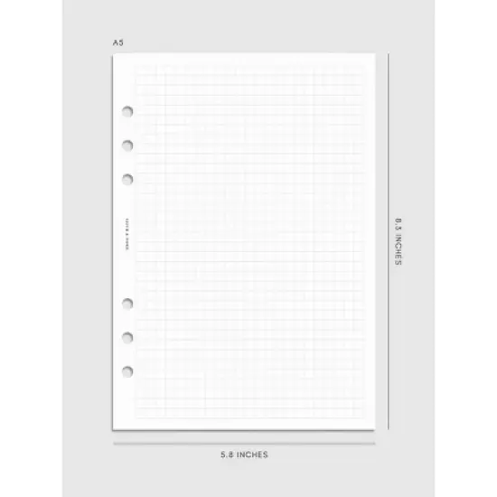 Graph Note Planner Inserts | Cloth & Paper image {14}