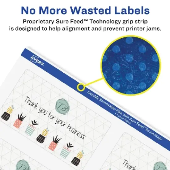 Avery Durable ID Labels with Sure Feed, 2" x 3.5" image {5}