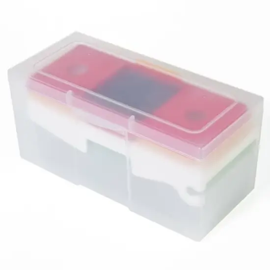 Prepworks Fruit and Vegetable Chopper: Manual Food Chopper, 3 Blades, Dishwasher-Safe, ABS & Stainless Steel, Red/Green/Yellow image {5}