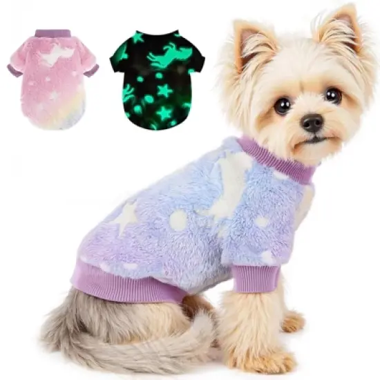 Paaaawaters Autumn Dog Jumpsuit Soft Velvet Puppy Sweater Reflective Breathable image {1}