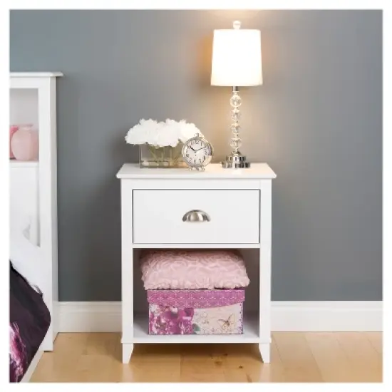 Yaletown Nightstand - White - Prepac image {4}