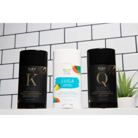 Play Pits Queen Natural Solid Deodorant - 2.65oz image {6}