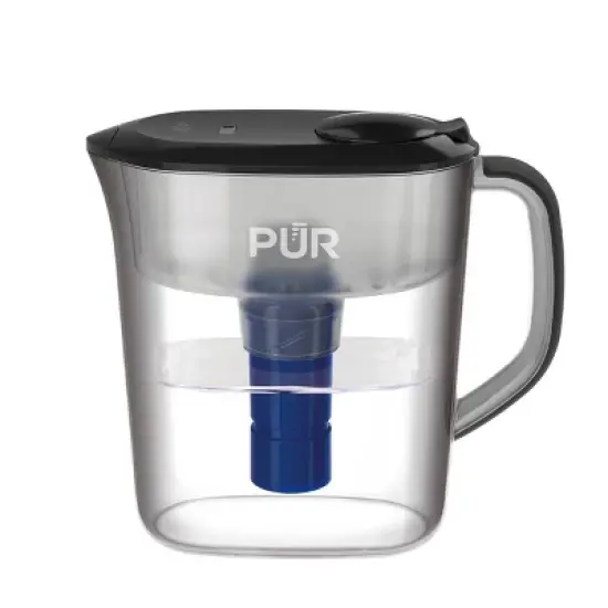 PUR PLUS 11 Cup Water Pitcher Filtration System Smoke PPT111BA: PUR Filtration, BPA-Free, Dishwasher-Safe, 40-Day Filter Life image {12}