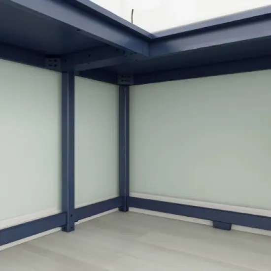 Max & Lily Solid Wood L-Shaped Desk, Corner Desk for Home Office, Gaming, Computer, Storage Shelves image {2}