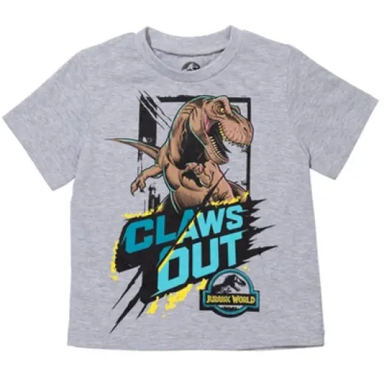 Jurassic World Dinosaur Athletic Graphic T-Shirt Mesh Shorts Outfit Set Toddler image {4}