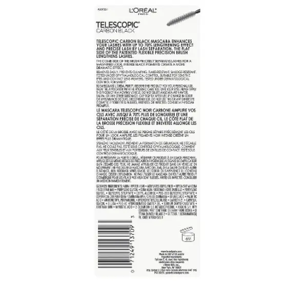 L'Oreal Paris Telescopic Original Mascara - 0.27 fl oz image {10}