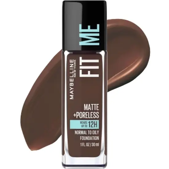 Maybelline Fit Me Matte + Poreless Oil Free Liquid Foundation - 1 fl oz image {13}