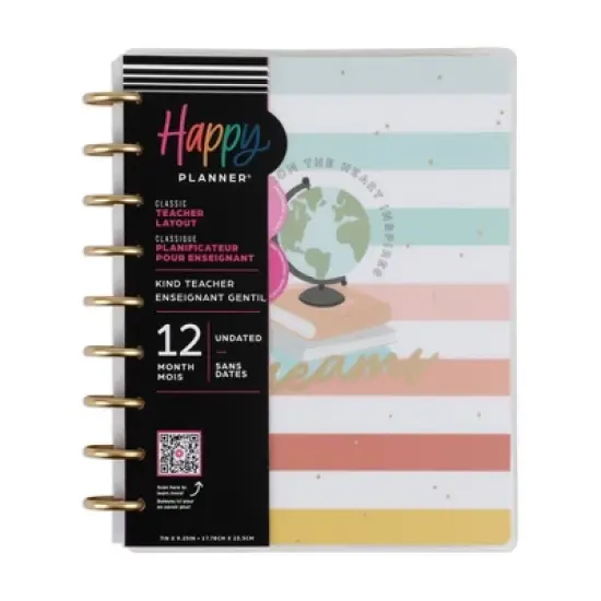 The Happy Planner Undated Planner Kind Teacher image {9}