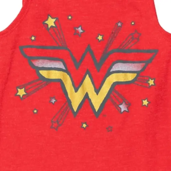 DC Comics Justice League Wonder Woman Girls Romper and Headband Toddler image {4}