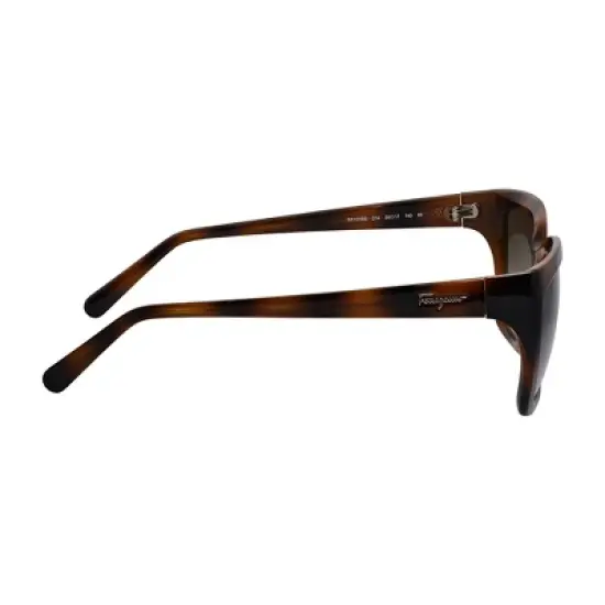 Salvatore Ferragamo SF 1018S 214 Womens Rectangular Sunglasses Tortoise 59mm image {2}