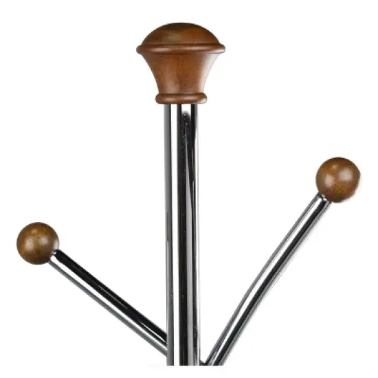 Proman Products Silver Tree Coat Rack Walnut image {1}