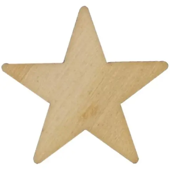 Bright Creations 100-Pack Unfinished Wood Star Cutout Pieces for DIY Crafts, 1 Inch image {2}