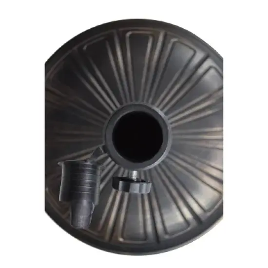 28lb Oakland Living Bronze and Black Round Cement Umbrella Stand image {3}