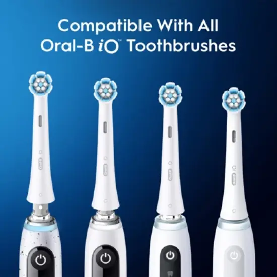 Oral-B iO Gentle Care Electric Toothbrush Replacements Brush Heads - White - 2ct image {3}